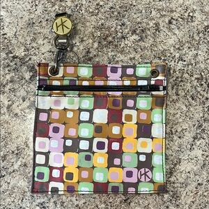 Hip Klips Colorful Square Zipper Pouch